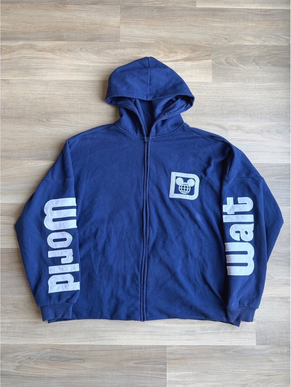 Walt Disney World All Over Emblem Navy Hoodie